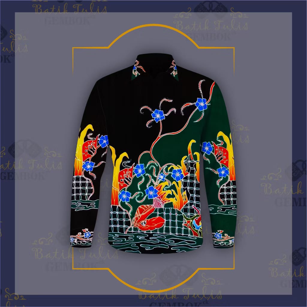 KAIN BATIK MOTIF KERANG